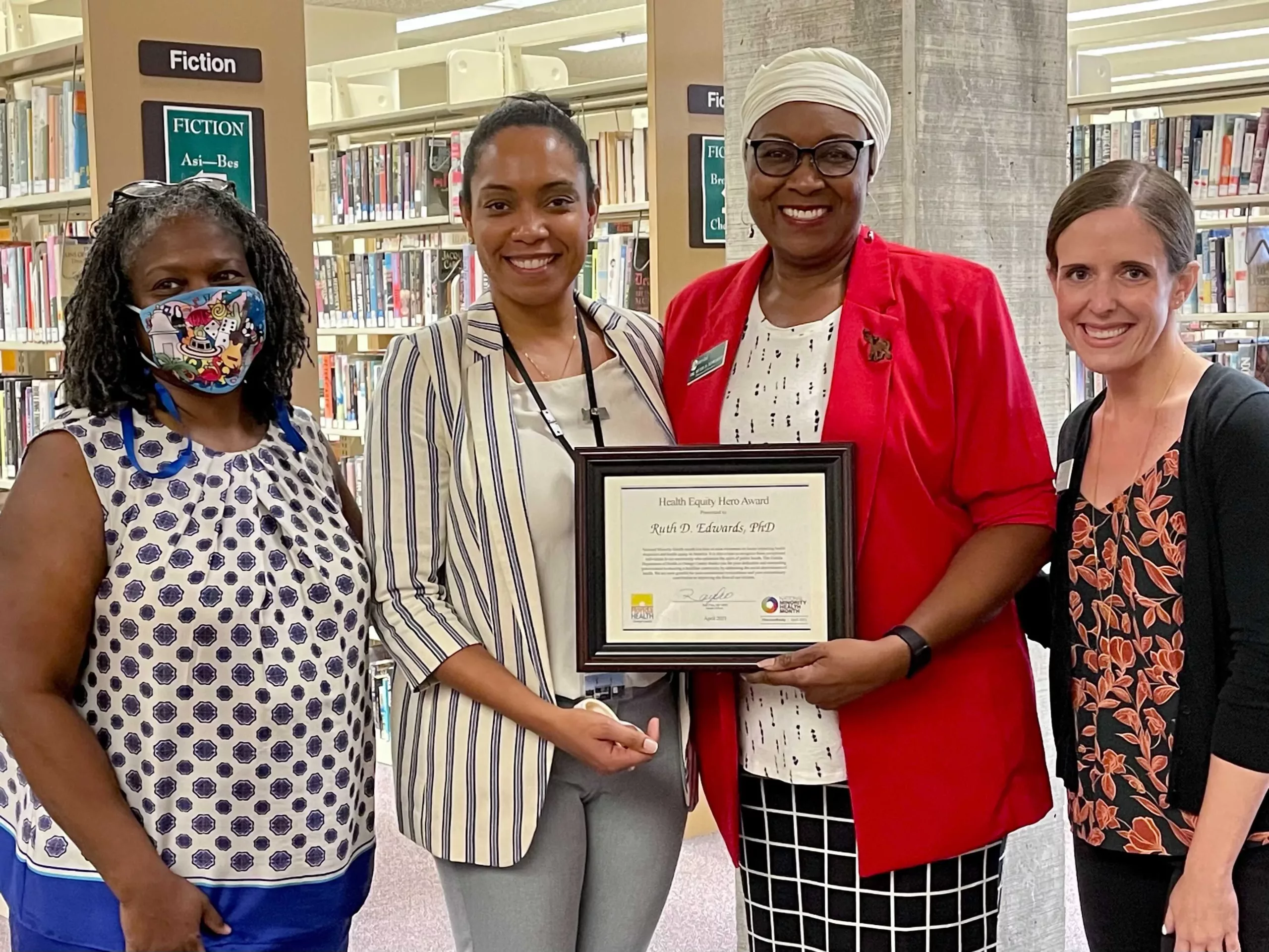 Dr. Ruth Edwards Receives Health Equity Hero 2021 Award from Florida Department of Health in Orange County